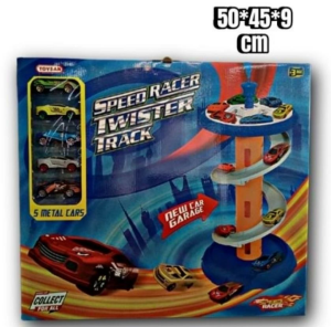 TOYSAN-SPEED RACER TWISTER TRACK - 5 METAL CARS(12)