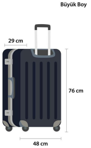 BUSINESS-SİYAH 3 LÜ SET VALİZ