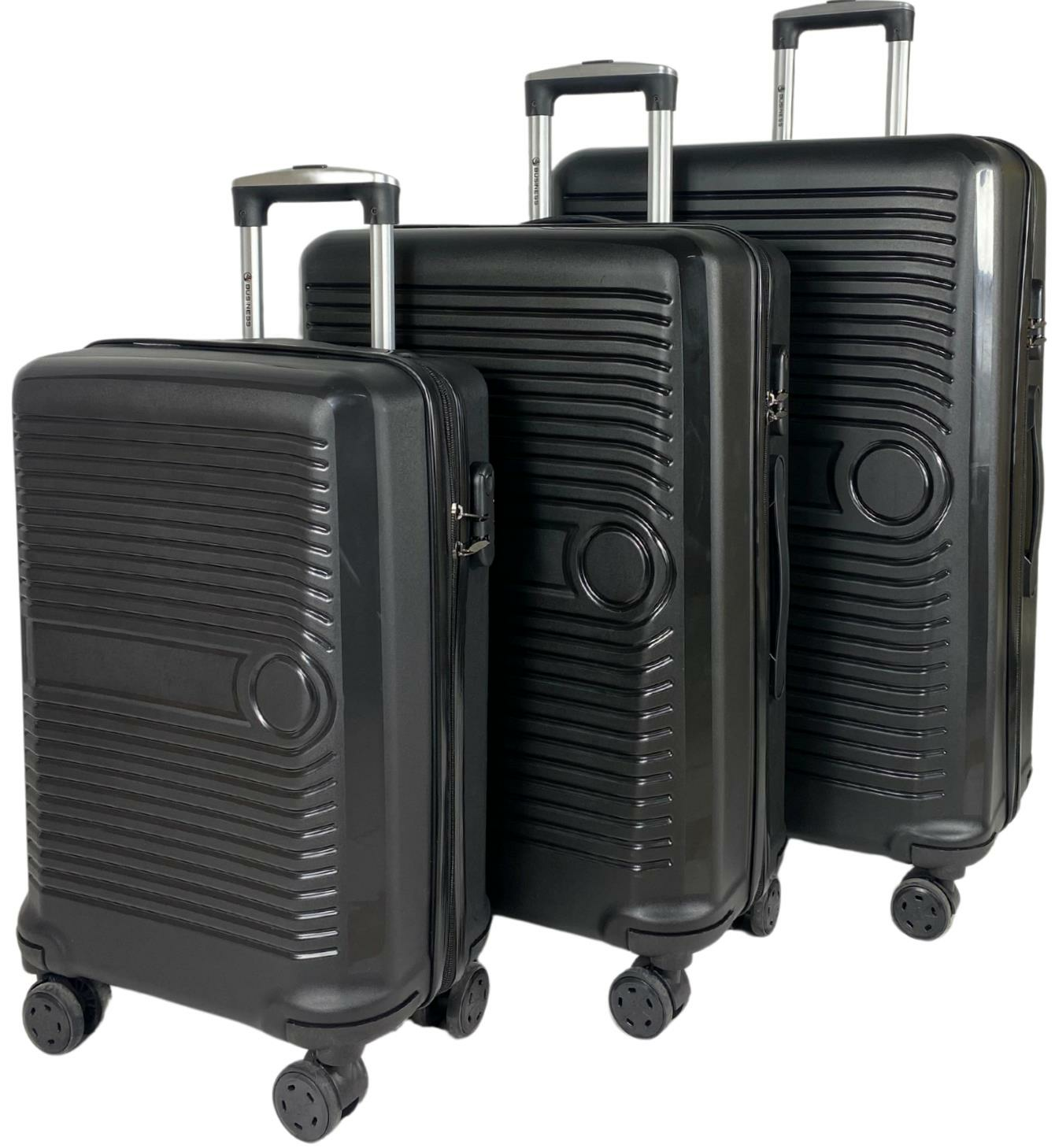 BUSINESS-SİYAH 3 LÜ SET VALİZ