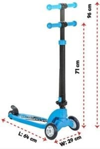 PİLSAN-ADVENTURE SCOOTER (MAVİ)