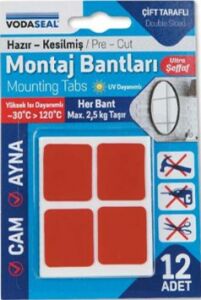 NM-VODASEAL EBATLI MONTAJ BANDI12Lİ -ŞEFFAF