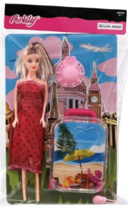 OYDAŞ-ANLILY POSETTE BAVULLU BEBEK*72