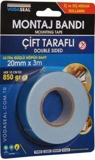 NM-ÇİFT TARAFLI MONTAJ BANDI20X3 MT.