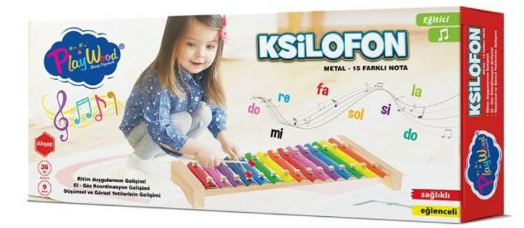 ONYIL-KUTUDA METAL 15 NOTALI KSİLOFON*24