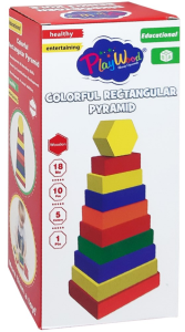 ONYIL-AHŞAP DİKDÖRTGEN RENKLİ KULE*24