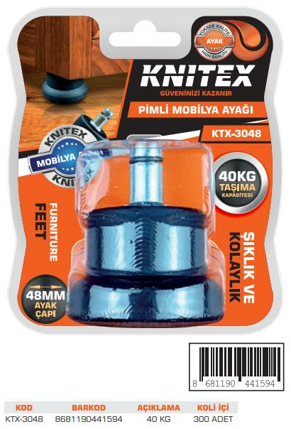 KNITEX- BİNGO KALIN PİMLİ AYAK TEKER