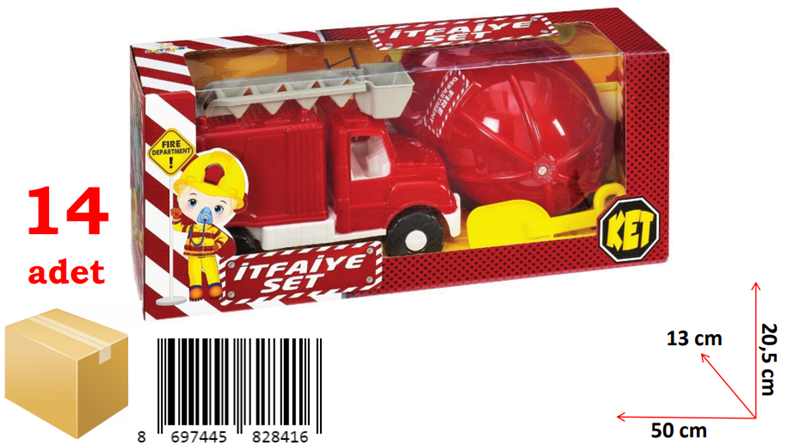 KETSAN-BARETLİ İTFAİYE SETİ*14