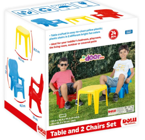 DOLU-MASA VE 2 Lİ SANDALYE SET