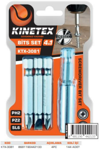KNITEX-4 PCS BİTS SETİ VKM