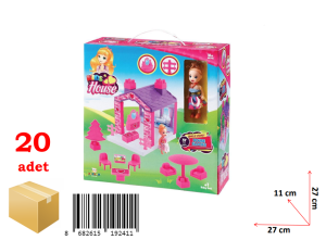 KETSAN-TEK KATLI BEBEKLİ EV*20