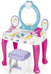 DOLU-UNICORN MAKYAJ MASASI VE TABURE SETİ
