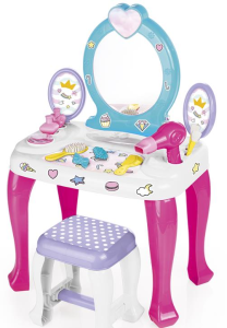 DOLU-UNICORN MAKYAJ MASASI VE TABURE SETİ