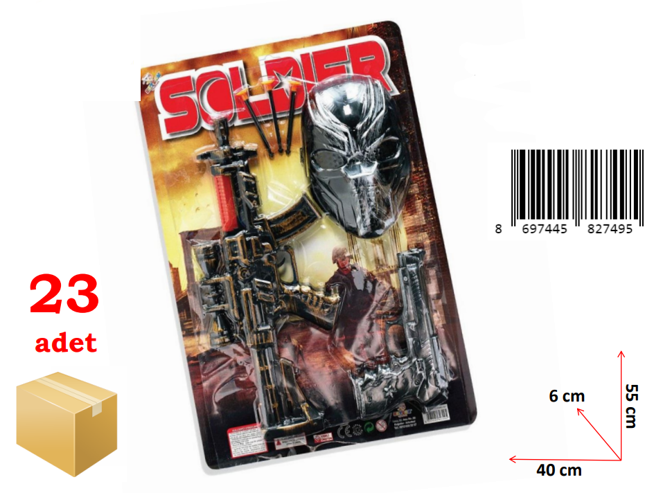 KETSAN-SÜPER MASKELİ SET (23)