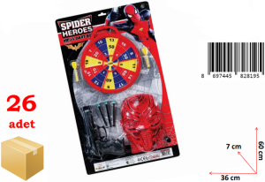 KETSAN-SPİDER MEGA MASKELİ DART SETİ*26