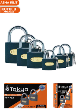TOKYO-ASMA KİLİT GRİ 20 MM TKY-2476
