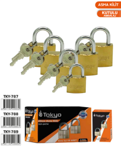 TOKYO-SARI ASMA KİLİT 40 MM TKY-788
