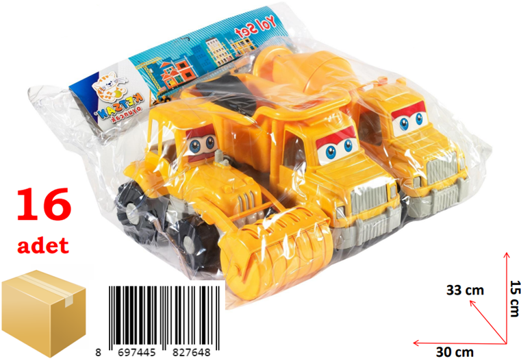 KETSAN-3 LÜ BELEDİYE TEMİZLİK SETİ (16)