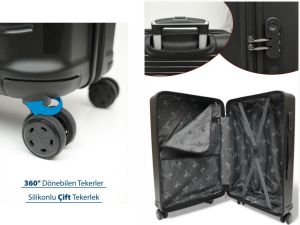 BUSINESS-GOLD 3 LÜ SET VALİZ