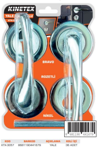 KNITEX-BRAVO ROZETLİ NİKEL YALE