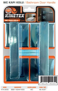 KNITEX-KAPI KOLU LAMA SİYAH KARE WC