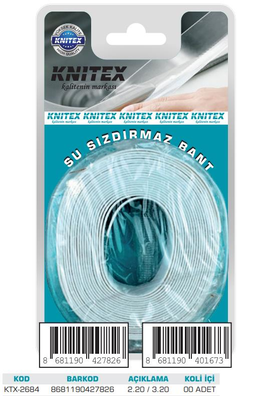KNITEX-SIZDIRMAZLIK BANDI 2.2mm*3,2m BYZ VKM