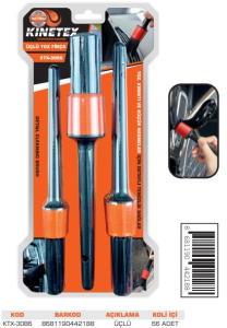 KNITEX-ARABA TEMİZLEME FIRÇASI 3 PCS