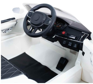 DOLU-GRANDEX BEYAZ 12V KUMANDALI AKÜLÜ ARABA