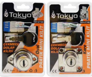 TOKYO-VKM ÇEKMECE KİLİDİ OVAL  TKY-2739