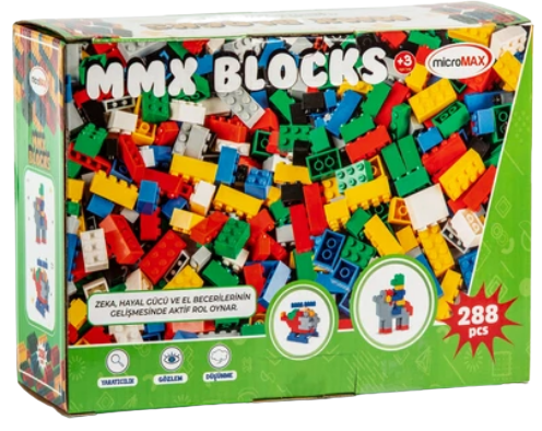 MMX- BLOKLAR 288 PARÇA (KARTON KUTU)