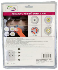 ELİTLED-KUMANDALI SPOTLED (80)
