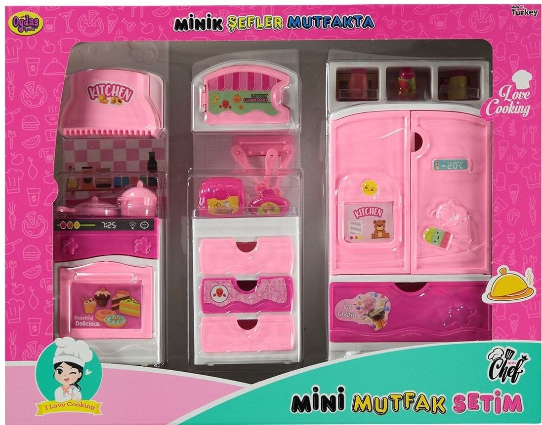 OYDAŞ-MİNİK ŞEFLER 3 LÜ DOLAP SETİ*12