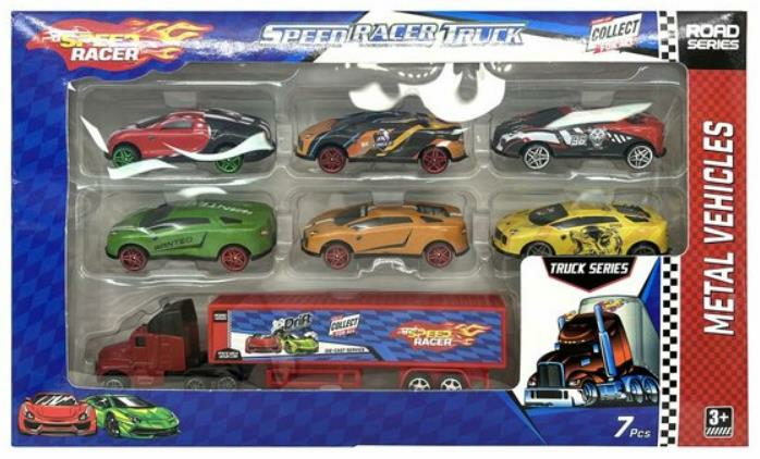 TOYSAN-TOYSAN TIR SETİ 6'LI METAL ARABALI(48)