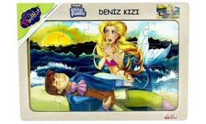 ONYIL-AHŞAP EĞİTİCİ PUZZLE / DENİZ KIZI*48
