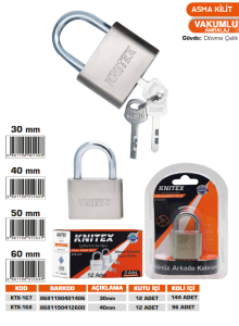 KNITEX-ASMA KİLİT 40 MM KTX-168