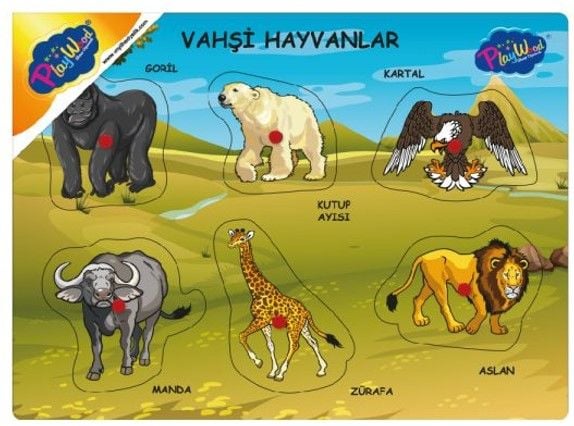 ONYIL-AHŞAP TUTMALI VAHŞİ HAYVANLAR*48