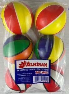 KMB-BASKETLİ STRES TOPU (10 CM)