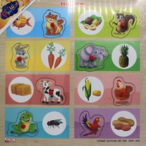 ONYIL-AHŞAP TUTMALI EŞLEŞTİRME HANGİ HAYVAN NE YER*24