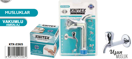 KNITEX-PREMİNİUM UZUN LÜKS MUSLUK KTX-2365
