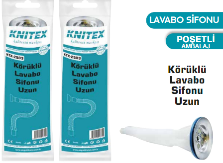 KNITEX-KÖRÜKLÜ SİFON UZUN KTX-2583