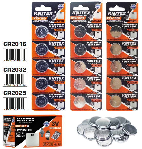 KNITEX-SAAT PİLİ 2016 KTX-360