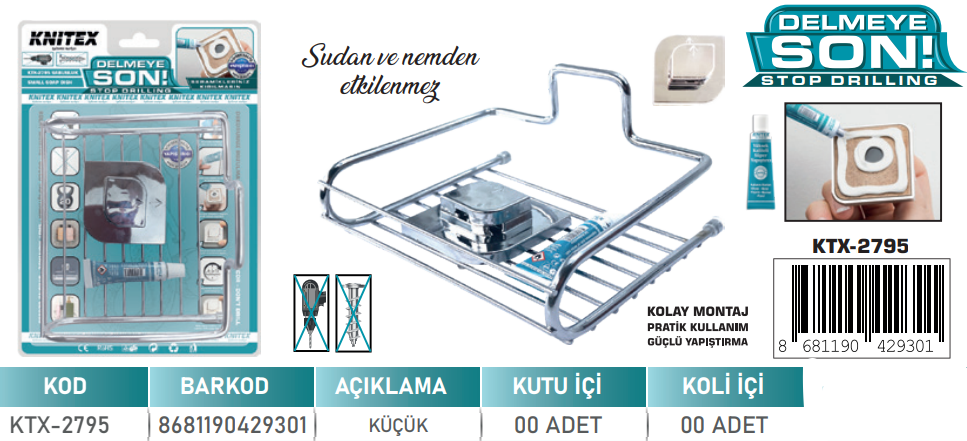 KNITEX-KÜÇÜK BOY SABUNLUK VKM KTX-2795