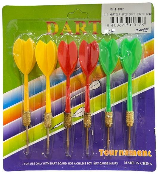 OYDAŞ-1812 KARTELA 6 PCS DART İĞNESİ (240)
