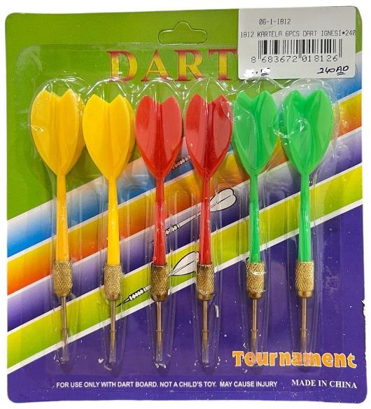 OYDAŞ-1812 KARTELA 6 PCS DART İĞNESİ (240)