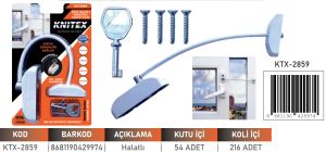 KNITEX-ÇELİK HALATLI-ANAHTARLI EMNİYET KİLİDİ KTX-2859