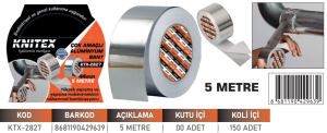 KNITEX-C 7 ÇOK AMAÇLI ALÜMİNYUM BANT 5MT KTX-2827