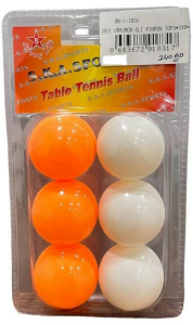 OYDAŞ-1831 VAKUMDA 6LI PİNPON TOPU (240)