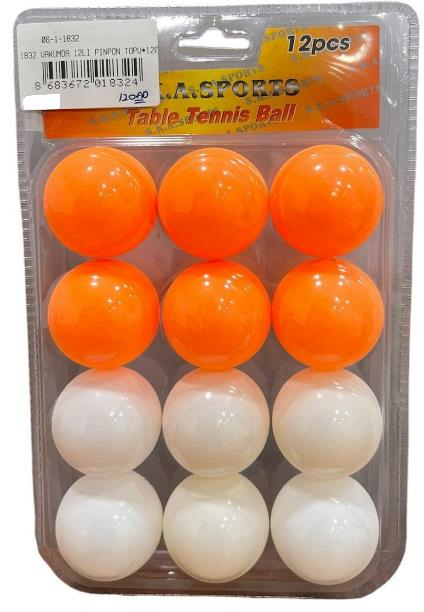 OYDAŞ-1832 VAKUMDA 12 Lİ PİNPON TOPU (120)