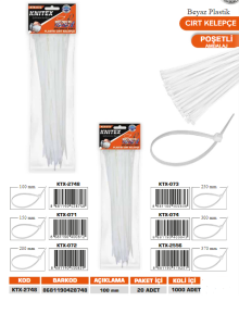 KNITEX-100 MM CIRT KELEPÇE BEYAZ KTX -2748