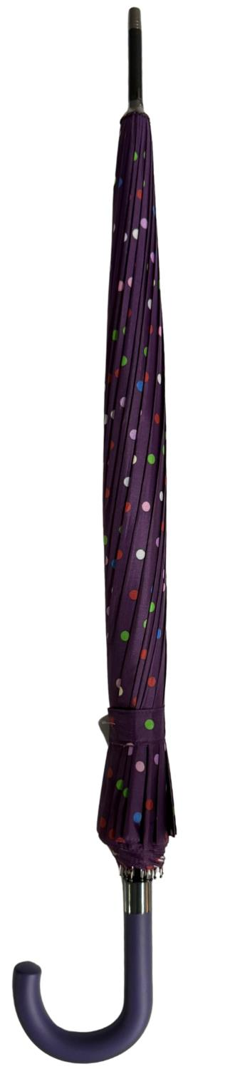 NEWLİFE-16 TEL BASTONLU NOKTALI ŞEMSİYE (48)