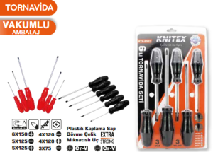 KNITEX-L-6 / 6'LI TORNAVİDA SETİ VKM KTX-2523